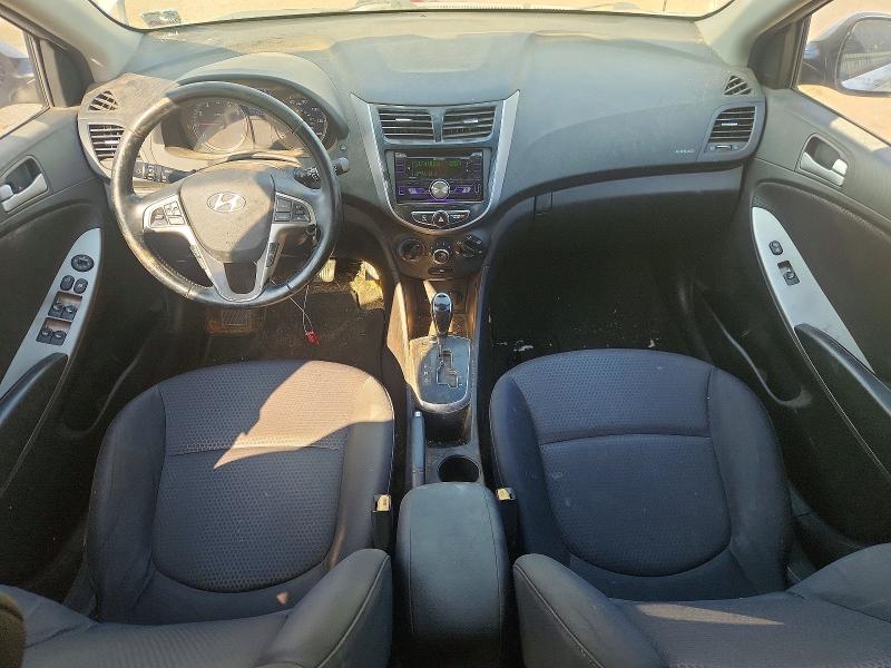 53798576 :رقم المزاد ، KMHCU5AE3FU217855 vin ، 2015 Hyundai Accent مزاد بيع