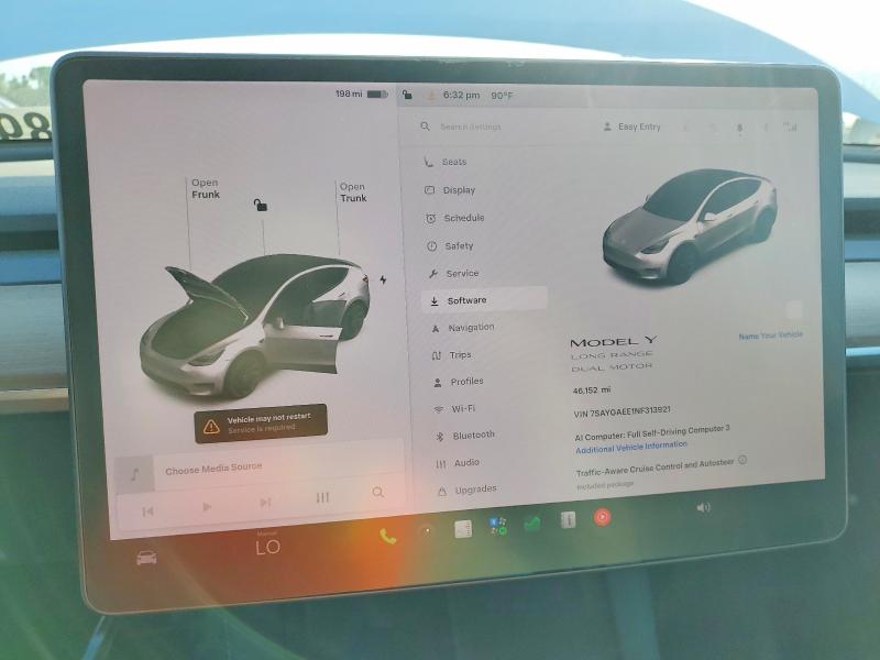 Aukcja sprzedaży 2022 Tesla Model Y, vin: 7SAYGAEE1NF313921, numer aukcji: 54890386