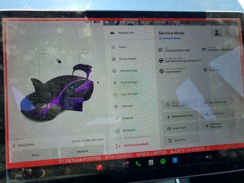 Продаж на аукціоні авто 2018 Tesla Model 3, vin: 5YJ3E1EA9JF011796, номер лоту: 52717646