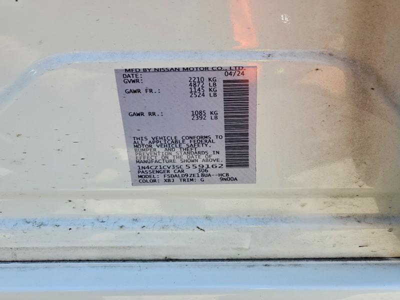 Продаж на аукціоні авто 2025 Nissan Leaf, vin: 1N4CZ1CV3SC559162, номер лоту: 53827976