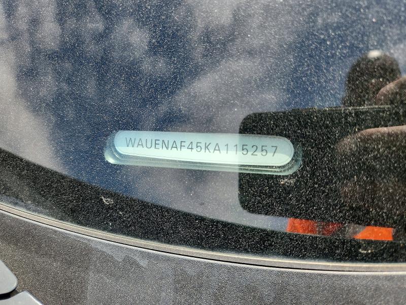 55095476 :رقم المزاد ، WAUENAF45KA115257 vin ، 2019 Audi A4 مزاد بيع