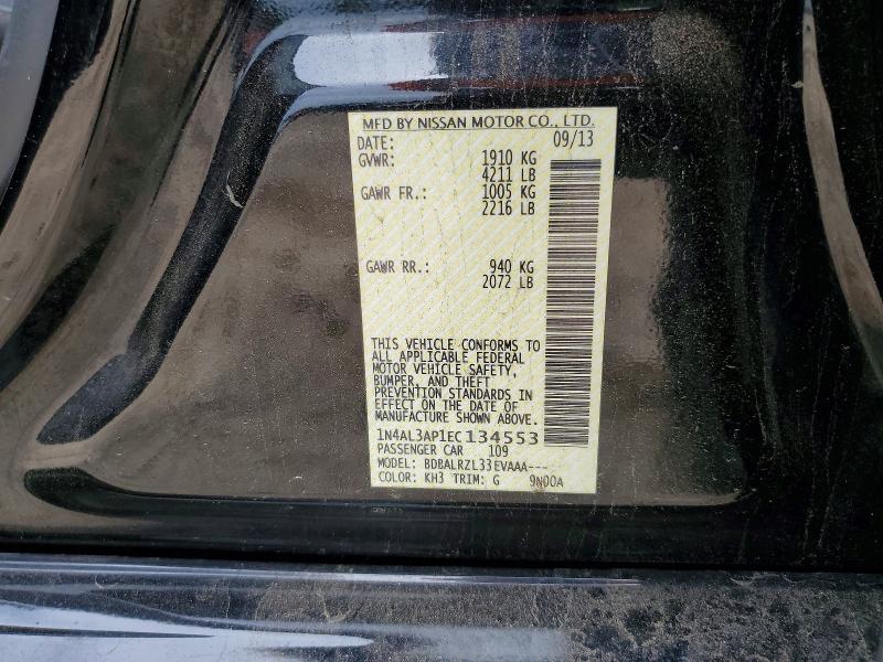 Aukcja sprzedaży 2014 Nissan Altima, vin: 1N4AL3AP1EC134553, numer aukcji: 55500746