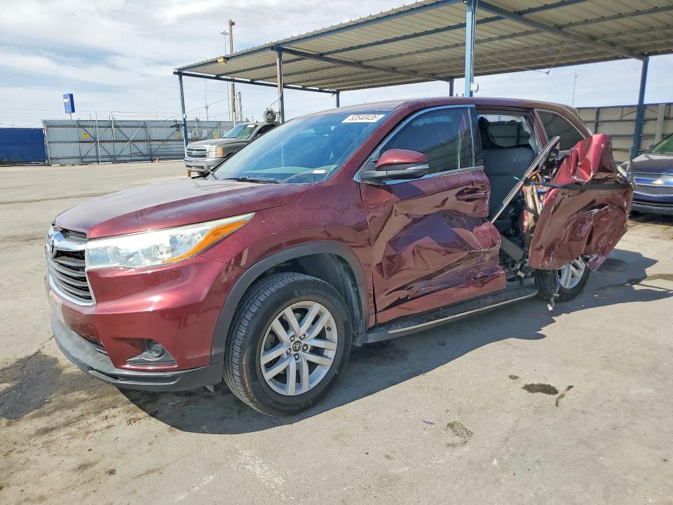 Продаж на аукціоні авто 2016 Toyota Highlander, vin: 5TDZKRFH1GS144778, номер лоту: 52540436