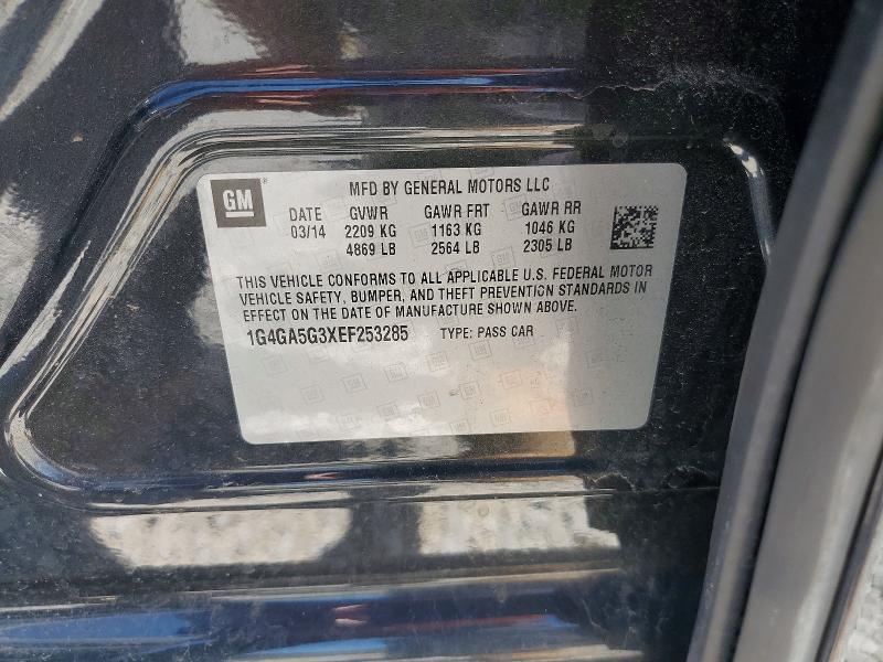 Продажа на аукционе авто 2014 Buick Lacrosse, vin: 1G4GA5G3XEF253285, номер лота: 55320196