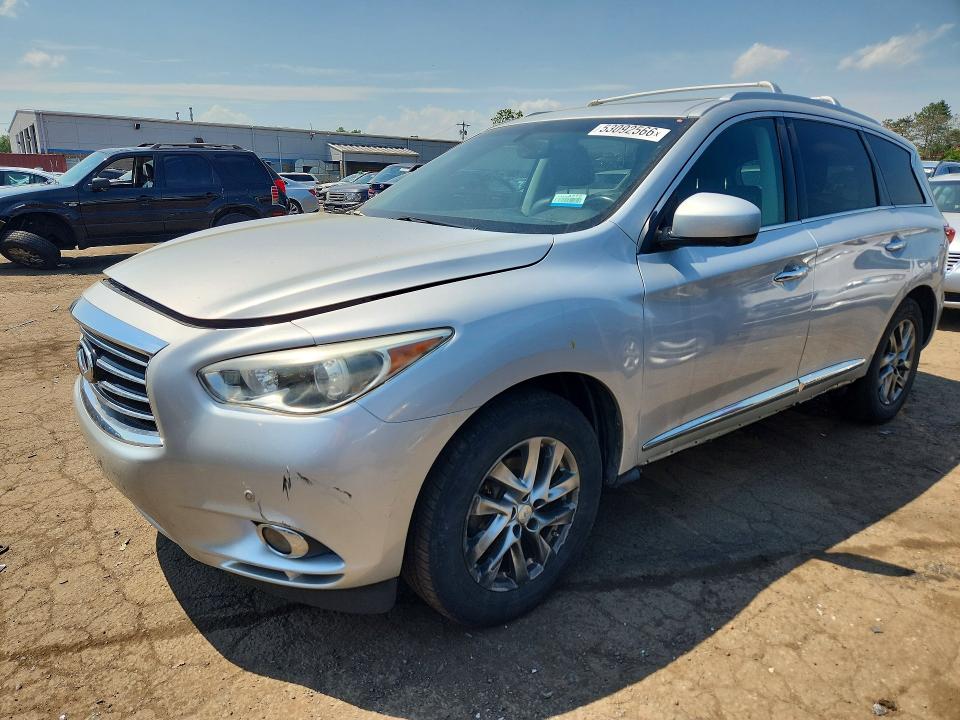 53092566 :رقم المزاد ، 5N1AL0MM9DC336996 vin ، 2013 Infiniti Jx35 مزاد بيع