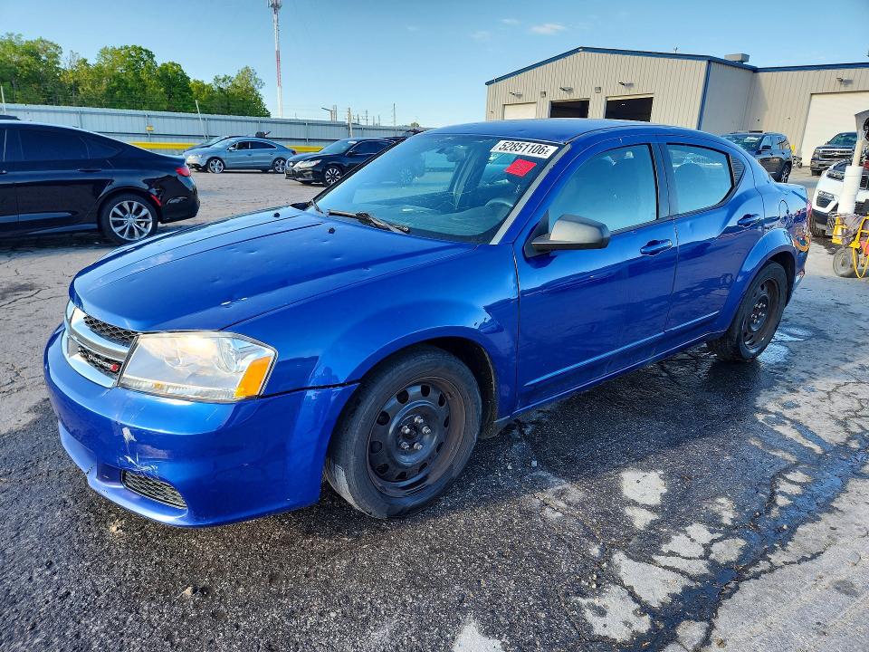 Продаж на аукціоні авто 2012 Dodge Avenger, vin: 1C3CDZAG0CN258791, номер лоту: 52851106