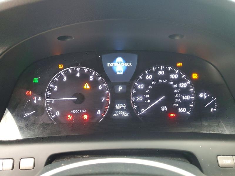 53101836 :رقم المزاد ، JTHCL5EF3C5014916 vin ، 2012 Lexus Ls مزاد بيع
