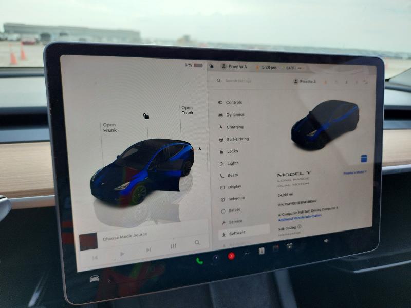 2023 Tesla Model Y მანქანა იყიდება აუქციონზე, vin: 7SAYGDEE4PA186597, აუქციონის ნომერი: 52599706