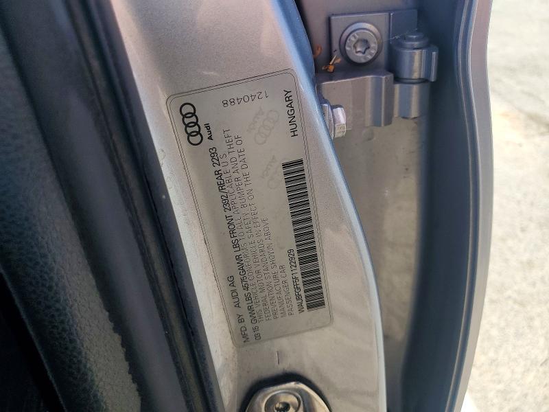53120386 :رقم المزاد ، WAUBFGFF5F1122929 vin ، 2015 Audi A3 مزاد بيع