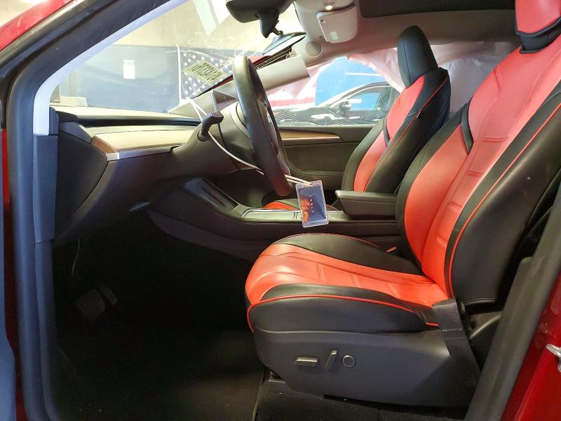 46142376 :رقم المزاد ، 7SAYGAEE3SF306075 vin ، 2025 Tesla Model Y مزاد بيع