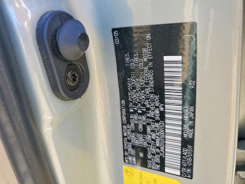 Aukcja sprzedaży 2005 Lexus Rx, vin: JTJHA31U150091531, numer aukcji: 54200546