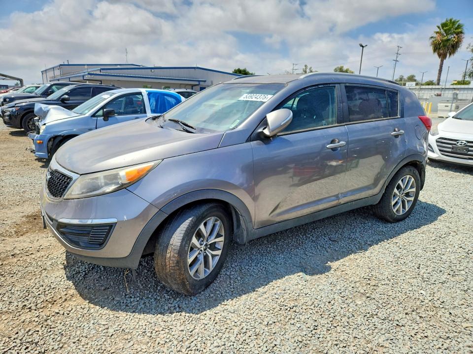 53924376 :رقم المزاد ، KNDPB3AC3F7723277 vin ، 2015 Kia Sportage مزاد بيع