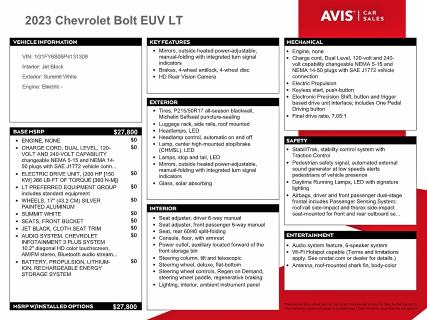 54484296 :رقم المزاد ، 1G1FY6S05P4131309 vin ، 2023 Chevrolet Bolt Euv مزاد بيع