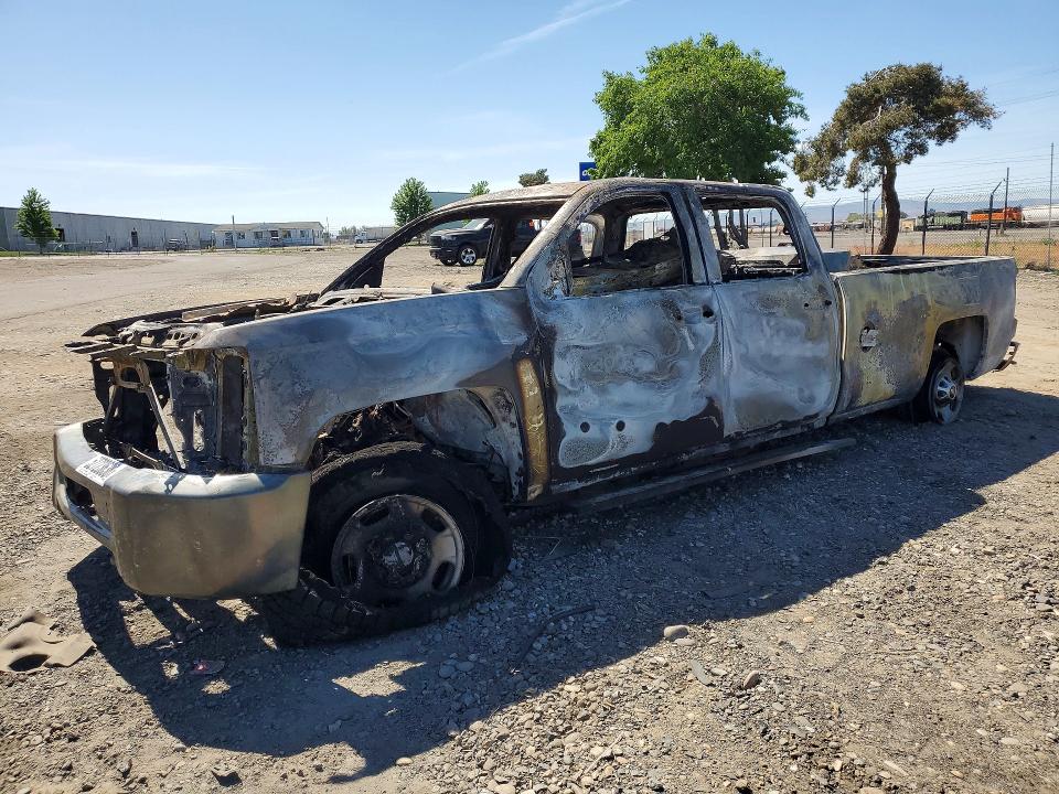 52723636 :رقم المزاد ، 1GC1KUE87FF117391 vin ، 2015 Chevrolet Silverado مزاد بيع