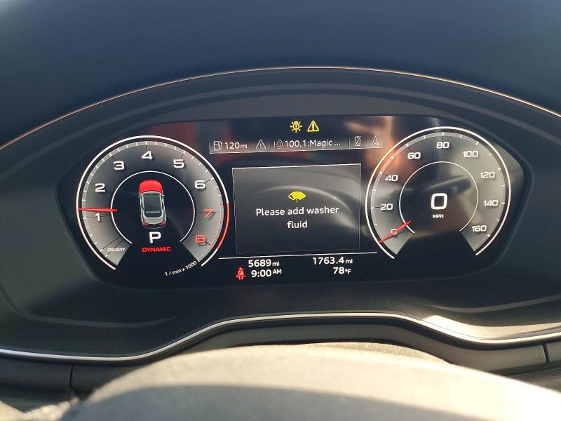 2024 Audi A5 მანქანა იყიდება აუქციონზე, vin: WAU5AGF5XRN001040, აუქციონის ნომერი: 51708696