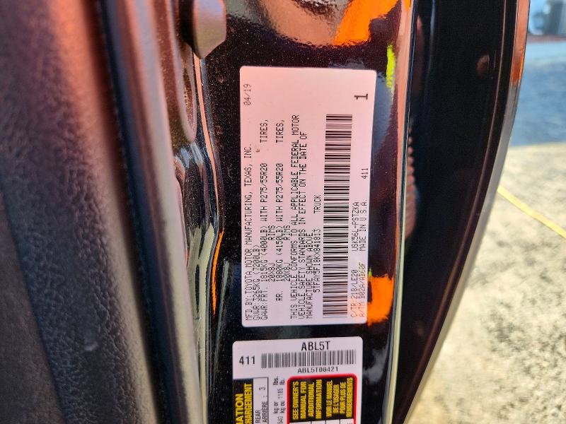 Продажа на аукционе авто 2019 Toyota Tundra, vin: 5TFAY5F18KX841813, номер лота: 53092486