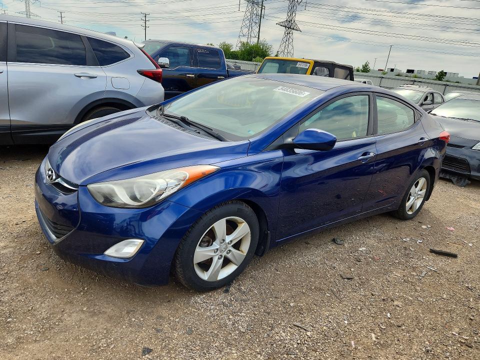 Auction sale of the 2013 Hyundai Elantra, vin: KMHDH4AE1DU489160, lot number: 55064756