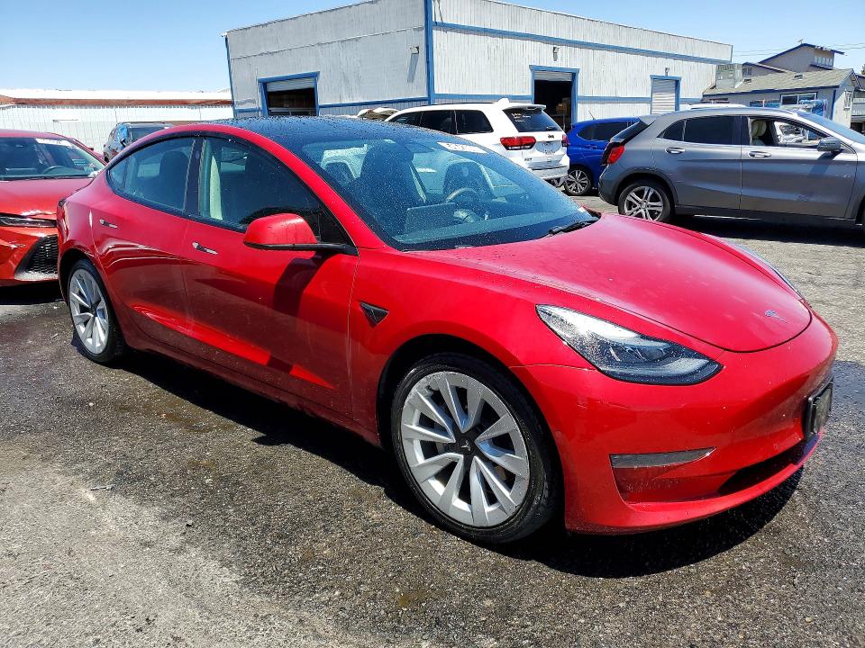 Продажа на аукционе авто 2022 Tesla Model 3, vin: 5YJ3E1EA8NF371874, номер лота: 54643866