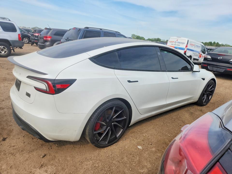 54546846 :رقم المزاد ، 5YJ3E1ET4SF036480 vin ، 2025 Tesla Model 3 مزاد بيع