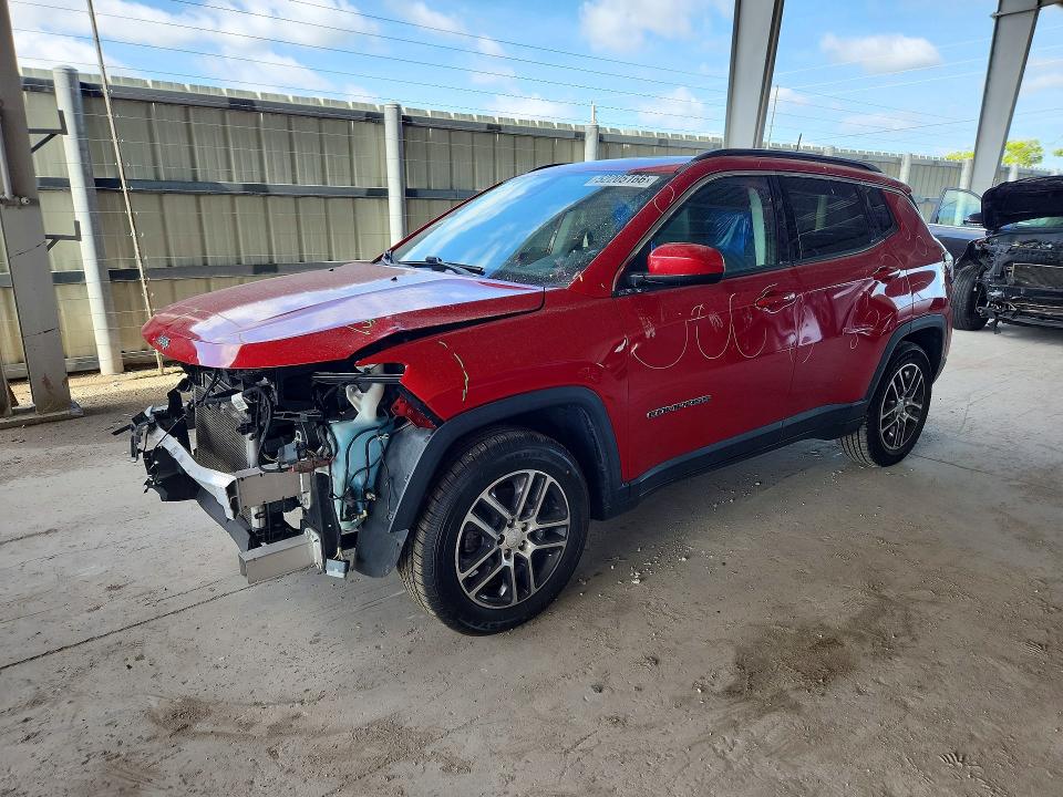 52205166 :رقم المزاد ، 3C4NJCBB9LT166074 vin ، 2020 Jeep Compass مزاد بيع