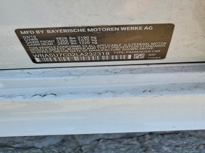 Aukcja sprzedaży 2020 Bmw M340i, vin: WBA5U7C02LA232318, numer aukcji: 53258636