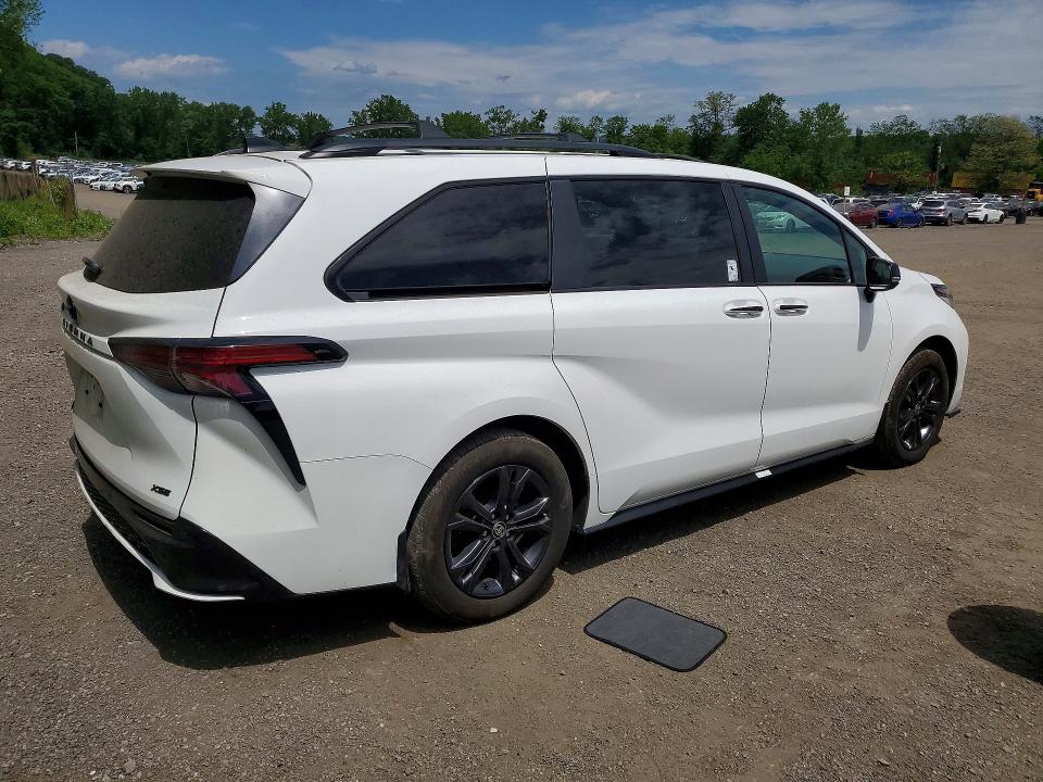 54293666 :رقم المزاد ، 5TDCSKFC0SS209047 vin ، 2025 Toyota Sienna مزاد بيع