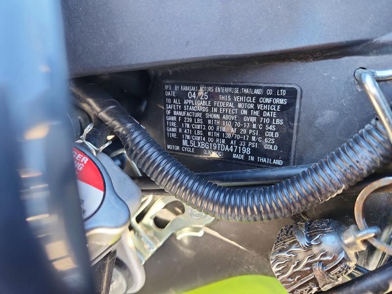 2026 Kawasaki Klx300 მანქანა იყიდება აუქციონზე, vin: ML5LXBG19TDA47198, აუქციონის ნომერი: 53513696