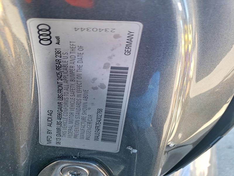 2014 Audi A5 მანქანა იყიდება აუქციონზე, vin: WAULFAFR7EA002768, აუქციონის ნომერი: 53001376