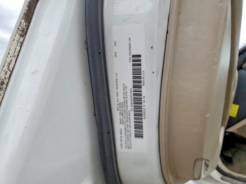 52747366 :رقم المزاد ، 4S3BL626187215670 vin ، 2008 Subaru Legacy مزاد بيع