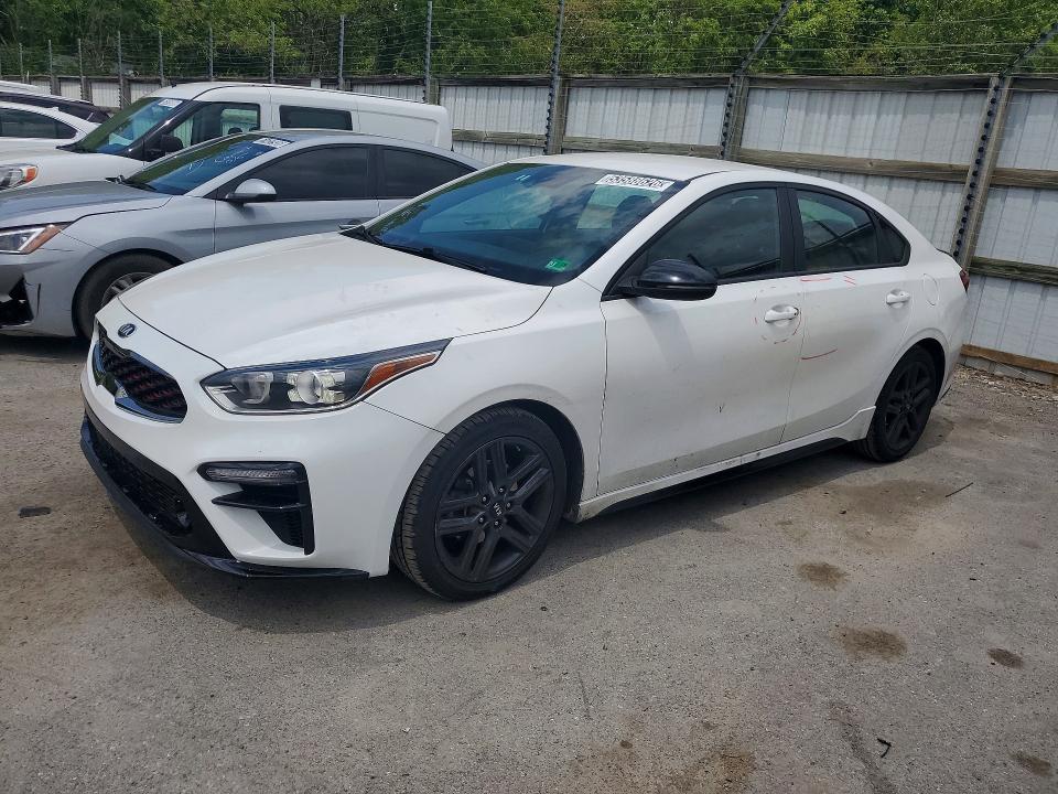 53588626 :رقم المزاد ، 3KPF34AD2ME306186 vin ، 2021 Kia Forte مزاد بيع