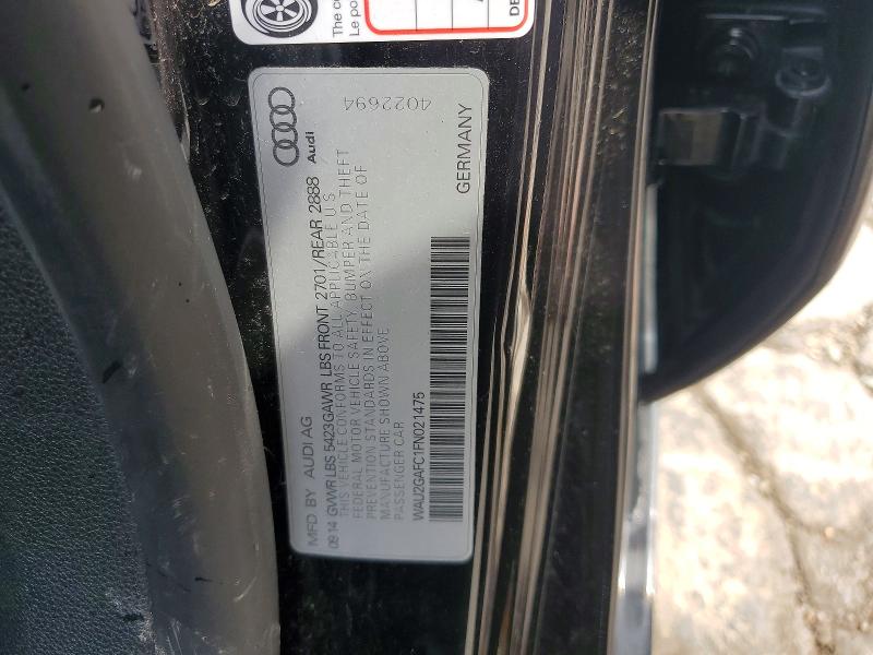 Продажа на аукционе авто 2015 Audi A7, vin: WAU2GAFC1FN021475, номер лота: 55094816