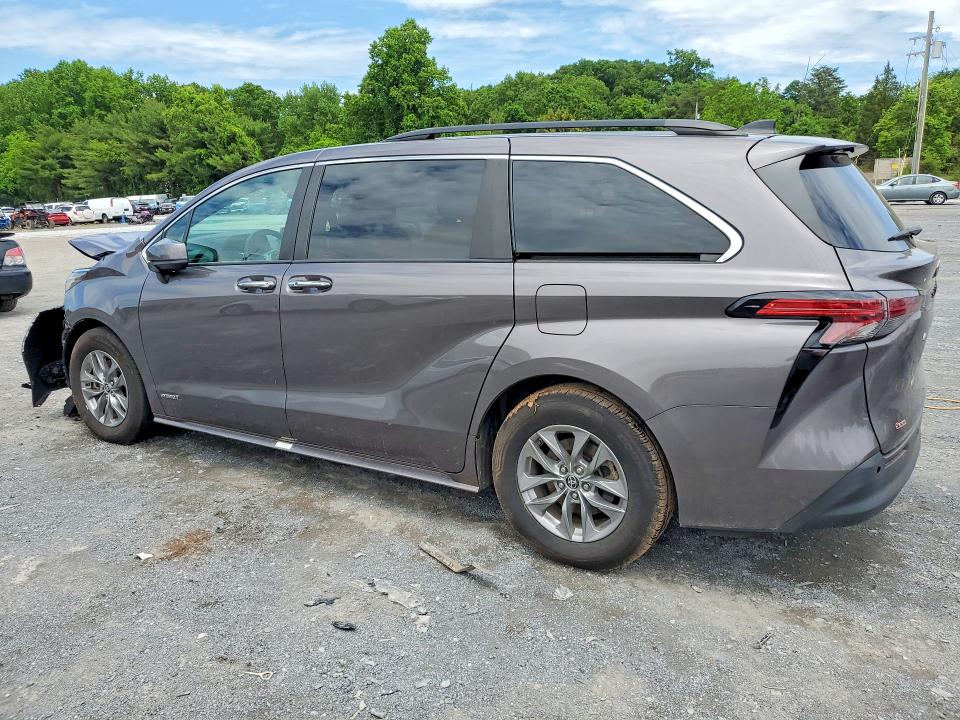 Продаж на аукціоні авто 2021 Toyota Sienna, vin: 5TDYRKEC1MS025368, номер лоту: 54879126