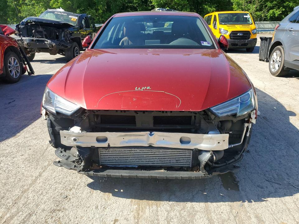 2019 Audi A4 მანქანა იყიდება აუქციონზე, vin: WAUDNAF4XKN019144, აუქციონის ნომერი: 54976326