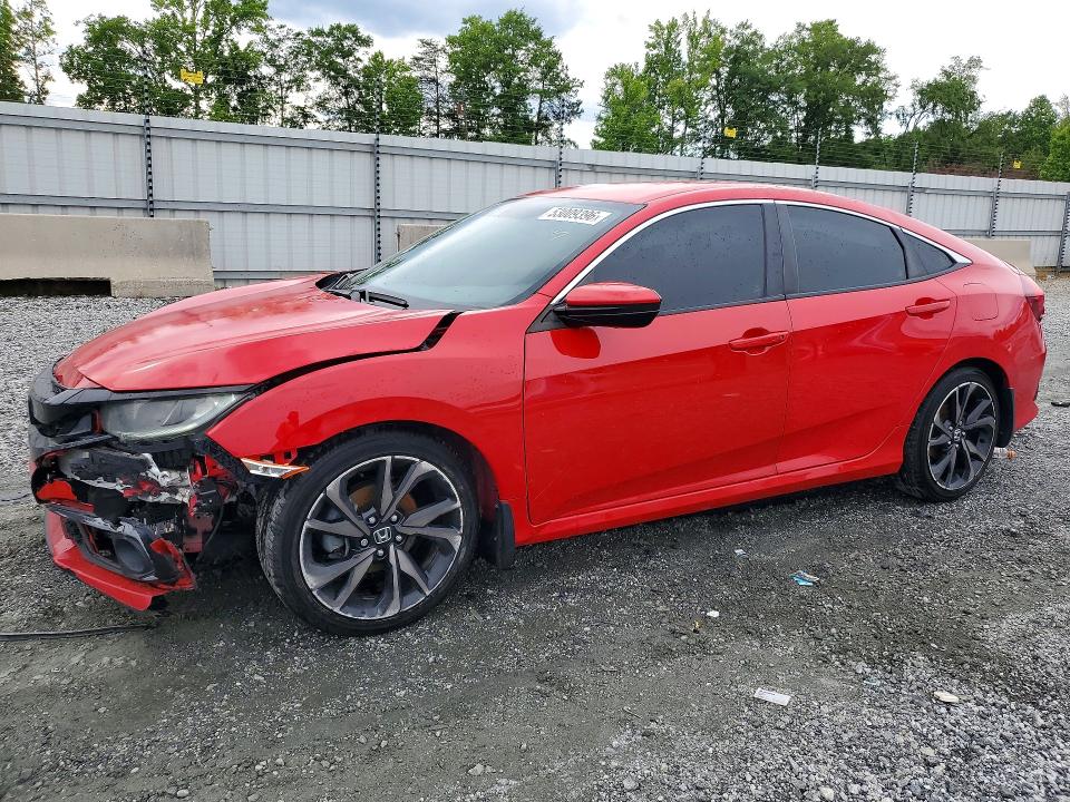 Aukcja sprzedaży 2021 Honda Civic, vin: 2HGFC2F81MH552376, numer aukcji: 53009396