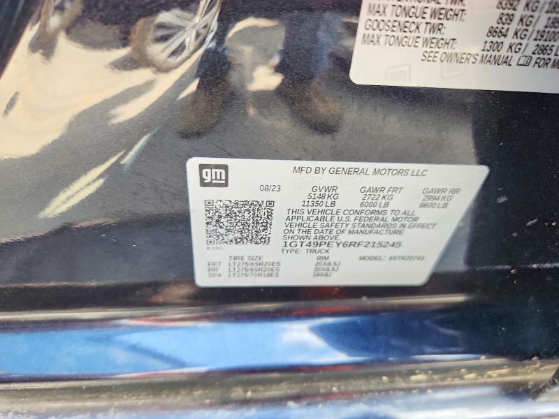 53362056 :رقم المزاد ، 1GT49PEY6RF215245 vin ، 2024 Gmc Sierra مزاد بيع