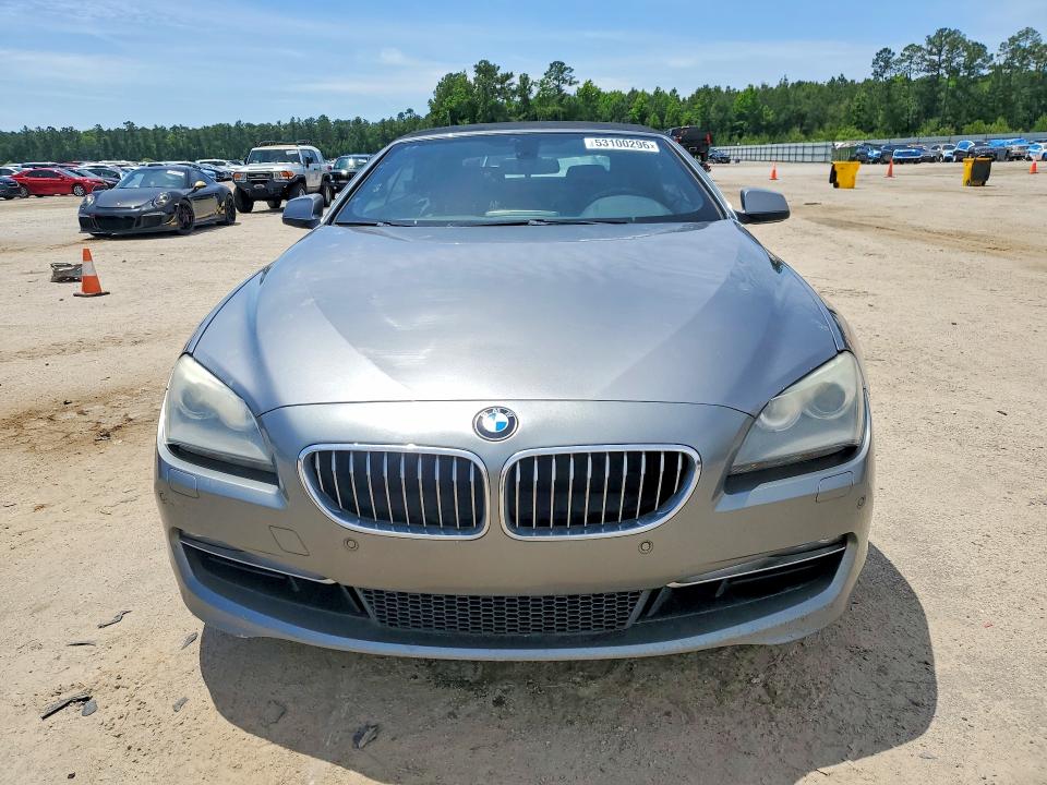 2013 Bmw 640 მანქანა იყიდება აუქციონზე, vin: WBALW7C54DDX58558, აუქციონის ნომერი: 53100296