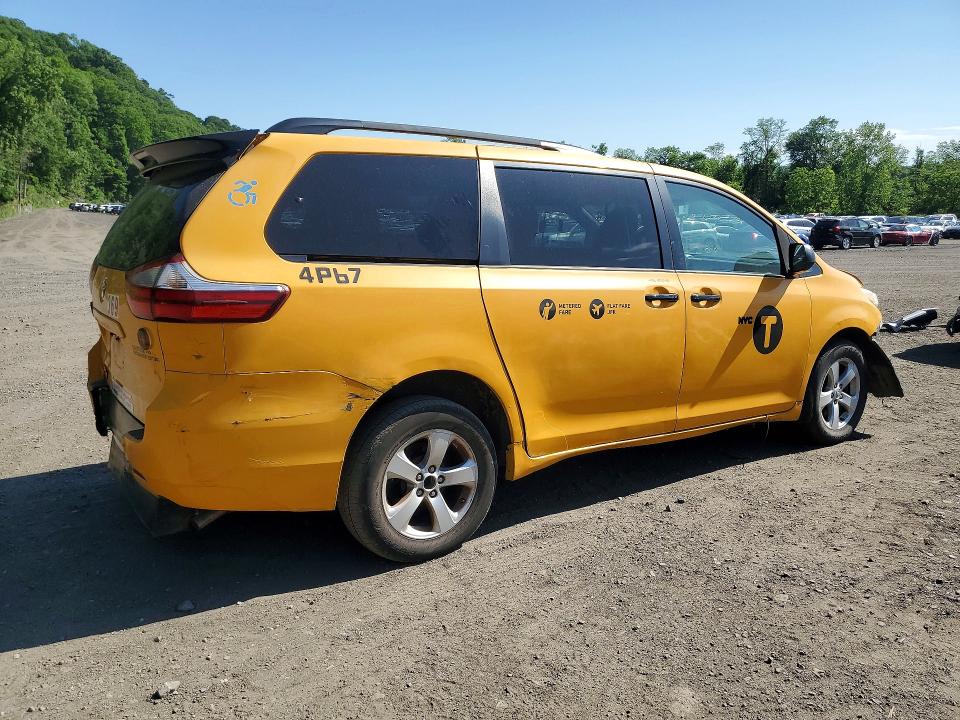 2016 Toyota Sienna მანქანა იყიდება აუქციონზე, vin: 5TDKK3DC4GS764014, აუქციონის ნომერი: 55364946