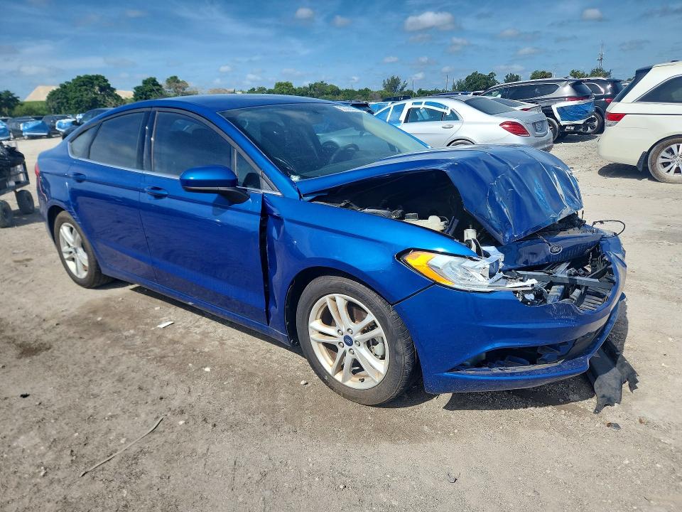 52356696 :رقم المزاد ، 3FA6P0HD9JR130542 vin ، 2018 Ford Fusion مزاد بيع