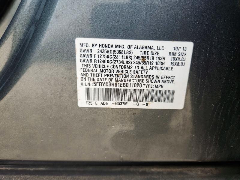 Aukcja sprzedaży 2014 Acura Mdx, vin: 5FRYD3H81EB011020, numer aukcji: 52846216