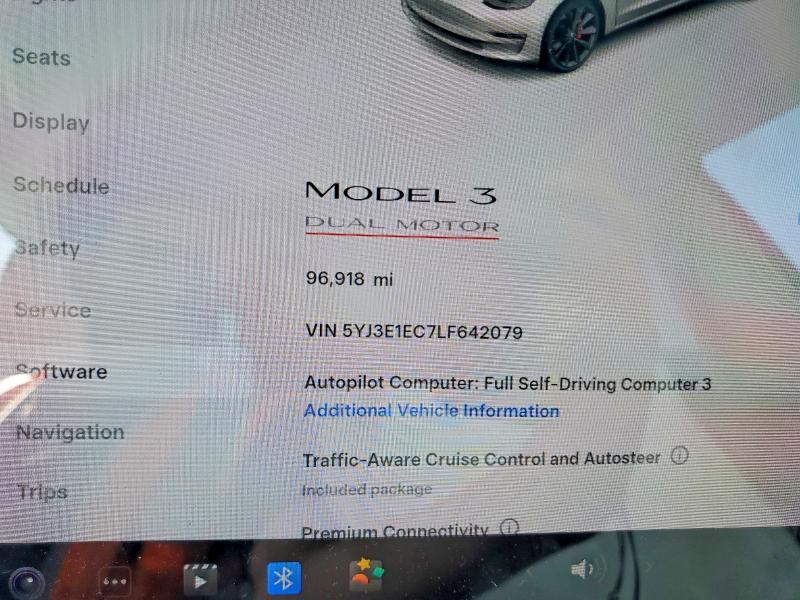 Aukcja sprzedaży 2020 Tesla Model 3, vin: 5YJ3E1EC7LF642079, numer aukcji: 53058086