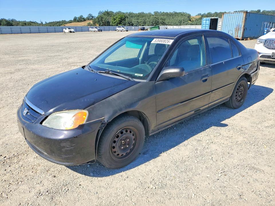 53980826 :رقم المزاد ، 2HGES16502H541011 vin ، 2002 Honda Civic مزاد بيع