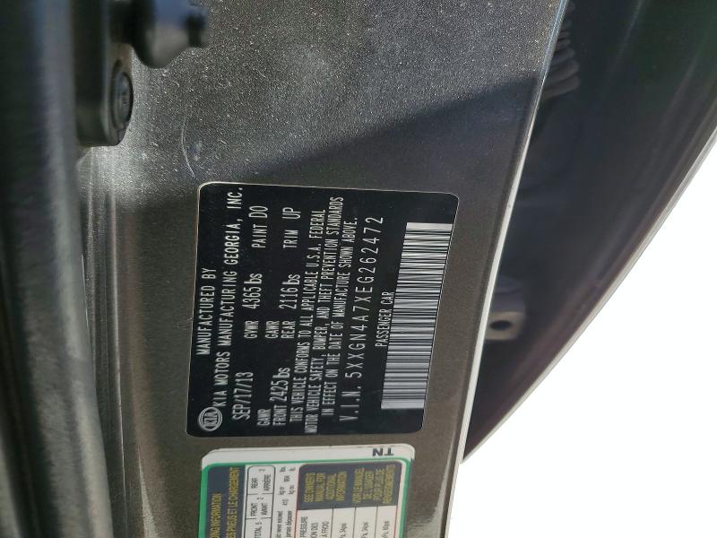 Продаж на аукціоні авто 2014 Kia Optima, vin: 5XXGN4A7XEG262472, номер лоту: 52647966