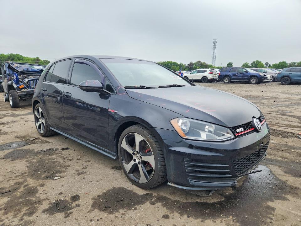 52850626 :رقم المزاد ، 3VW5T7AU9HM019224 vin ، 2017 Volkswagen Gti مزاد بيع
