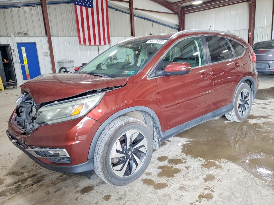 53791326 :رقم المزاد ، 5J6RM4H90FL000264 vin ، 2015 Honda Cr-v مزاد بيع