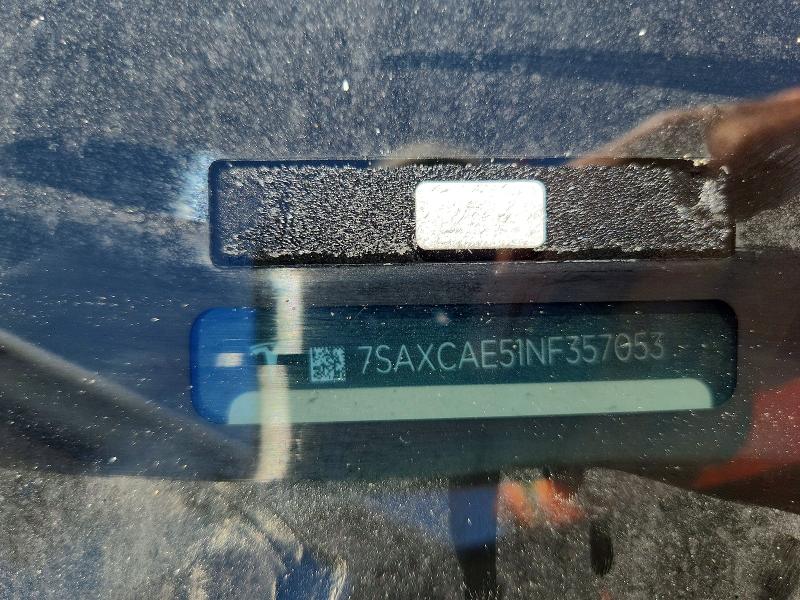 53884756 :رقم المزاد ، 7SAXCAE51NF357053 vin ، 2022 Tesla Model X مزاد بيع