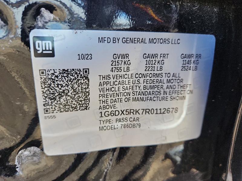 Продаж на аукціоні авто 2024 Cadillac Ct5, vin: 1G6DX5RK7R0112678, номер лоту: 54250526