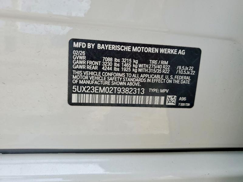 Продажа на аукционе авто 2026 Bmw X7, vin: 5UX23EM02T9382313, номер лота: 53923566