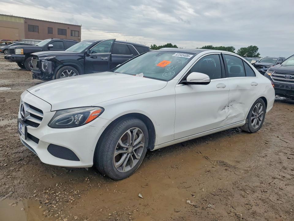Auction sale of the 2015 Mercedes-benz C, vin: 55SWF4KB1FU081484, lot number: 52345406