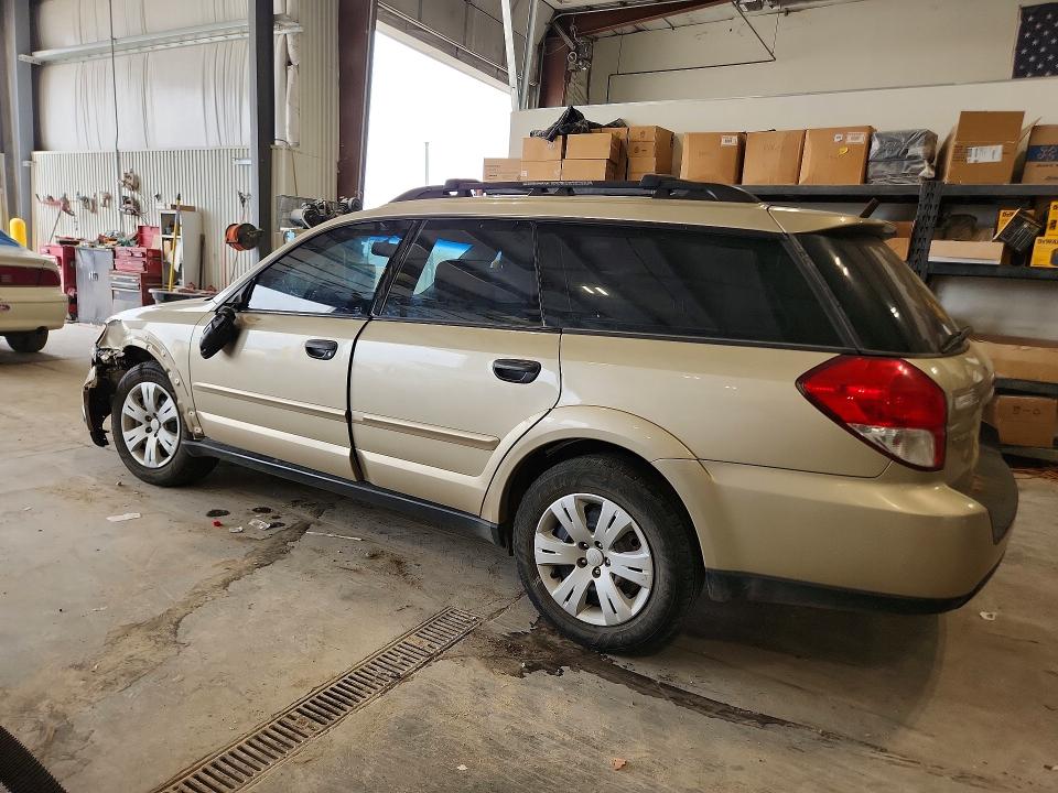 2008 Subaru Outback მანქანა იყიდება აუქციონზე, vin: 4S4BP60C887348399, აუქციონის ნომერი: 54471306