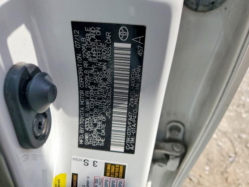 Продажа на аукционе авто 2012 Toyota Prius V, vin: JTDZN3EU6C3158898, номер лота: 51436326